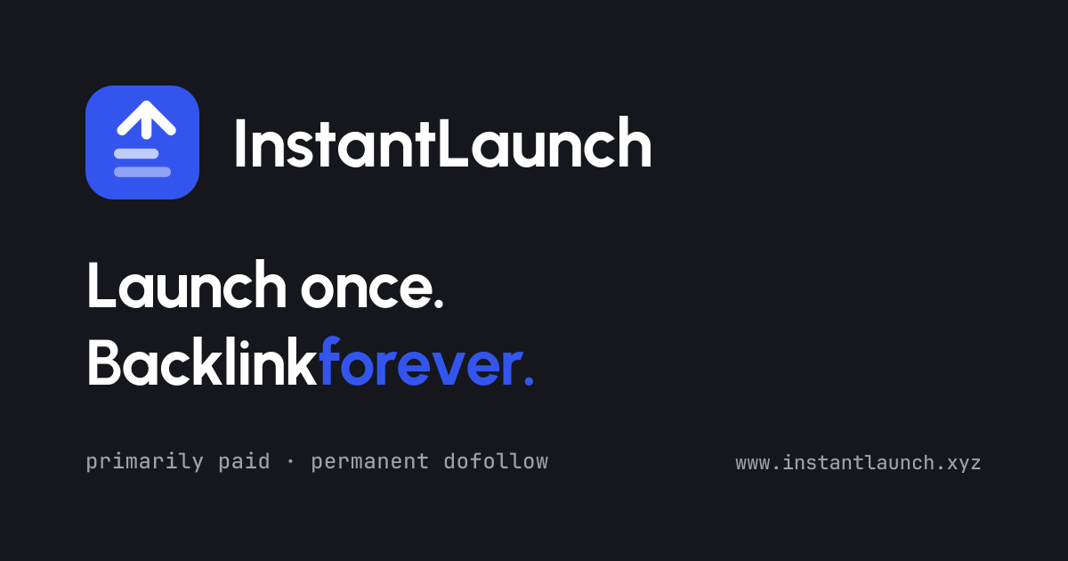 Instant Launch social preview